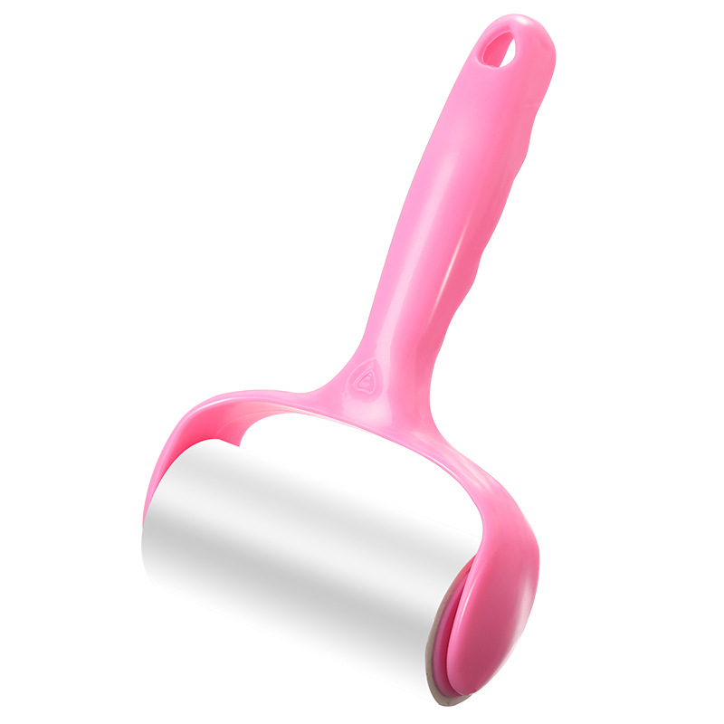 Cây Lăn Bụi Làm Sạch Quần Áo Ga Giường, Sofa, Lông Chó Mèo Có Cán Dài Silicone Đa Năng Kèm 2 Cuộn Thay Thế