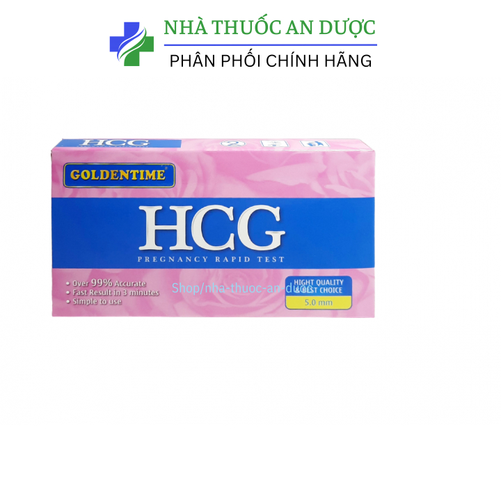 Combo 3 Que thử thai Goldentime HCG