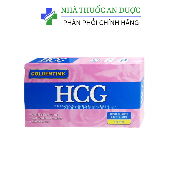 Combo 3 Que thử thai Goldentime HCG
