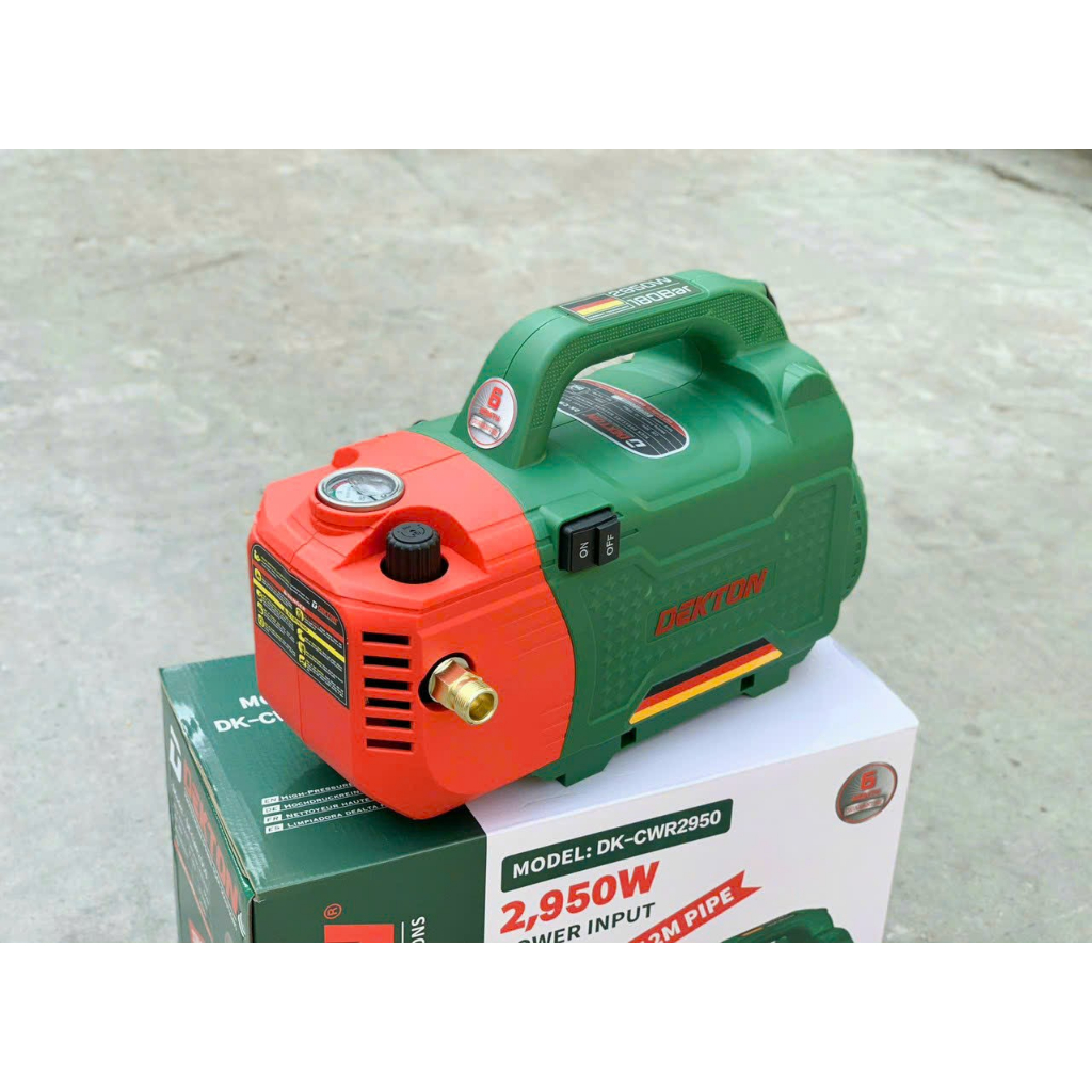 Máy Rửa Xe Có Chỉnh Áp DEKTON DK-CWR2950-Công Xuất 2950w Tặng Cây Nối Dài -Bảo Hành 12 Tháng .