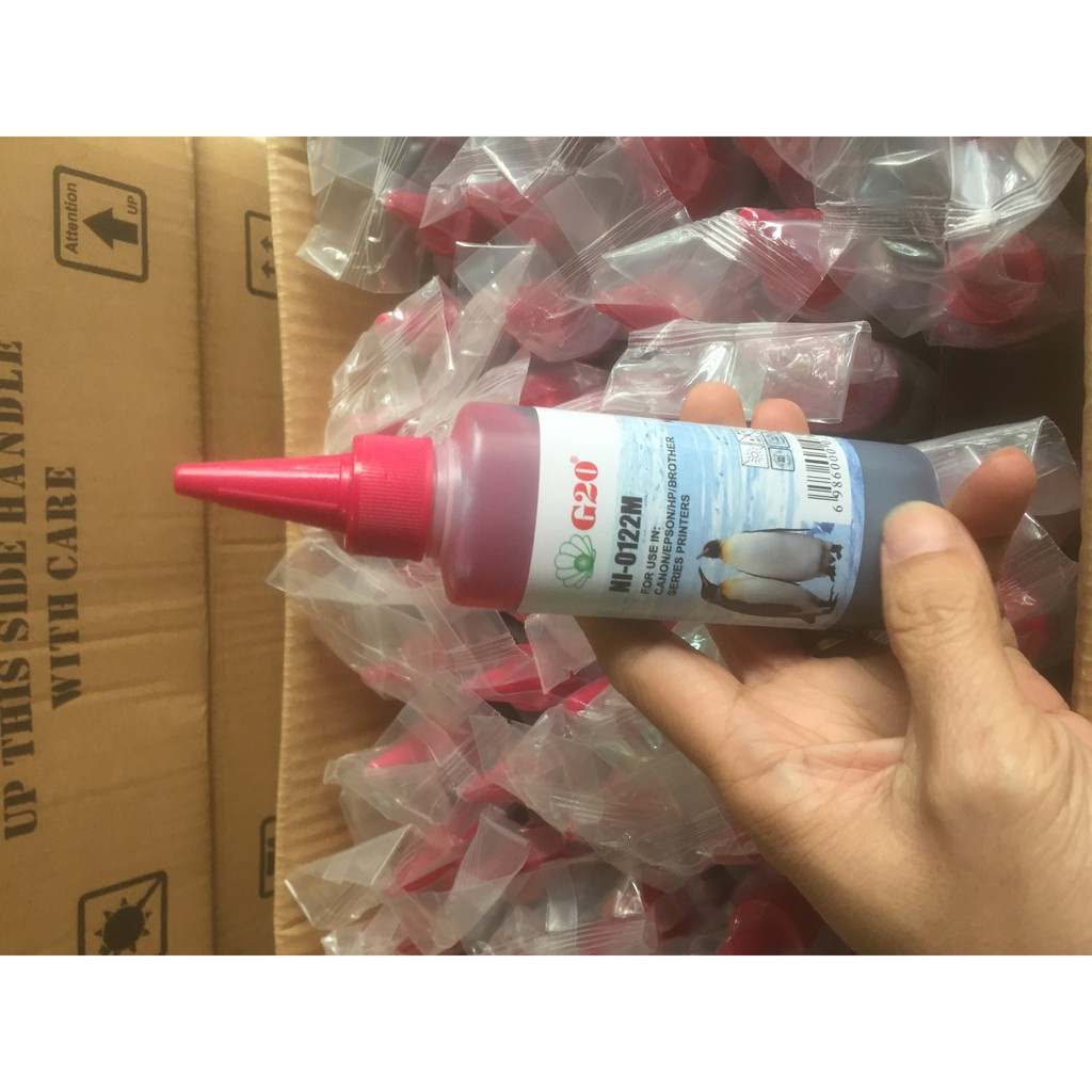 Mực in phun màu G20  DÙNG CHO  EPSON | CANON |HP | BROTHER - Dung tích : 100 ml