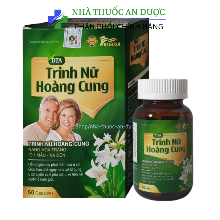 Viên uống Trinh Nữ Hoàng Cung xanh BLGUSA hộp 50 viên
