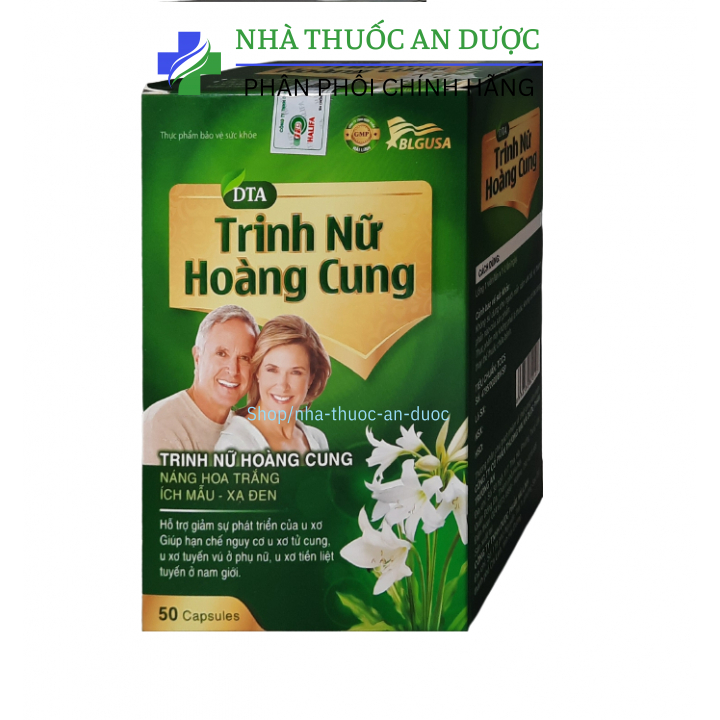 Viên uống Trinh Nữ Hoàng Cung xanh BLGUSA hộp 50 viên