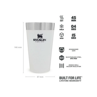 STANLEY STACKING BEER PINT 16 OZ CỐC GIỮ NHIỆT [Hàng chuẩn, nhậpUS]