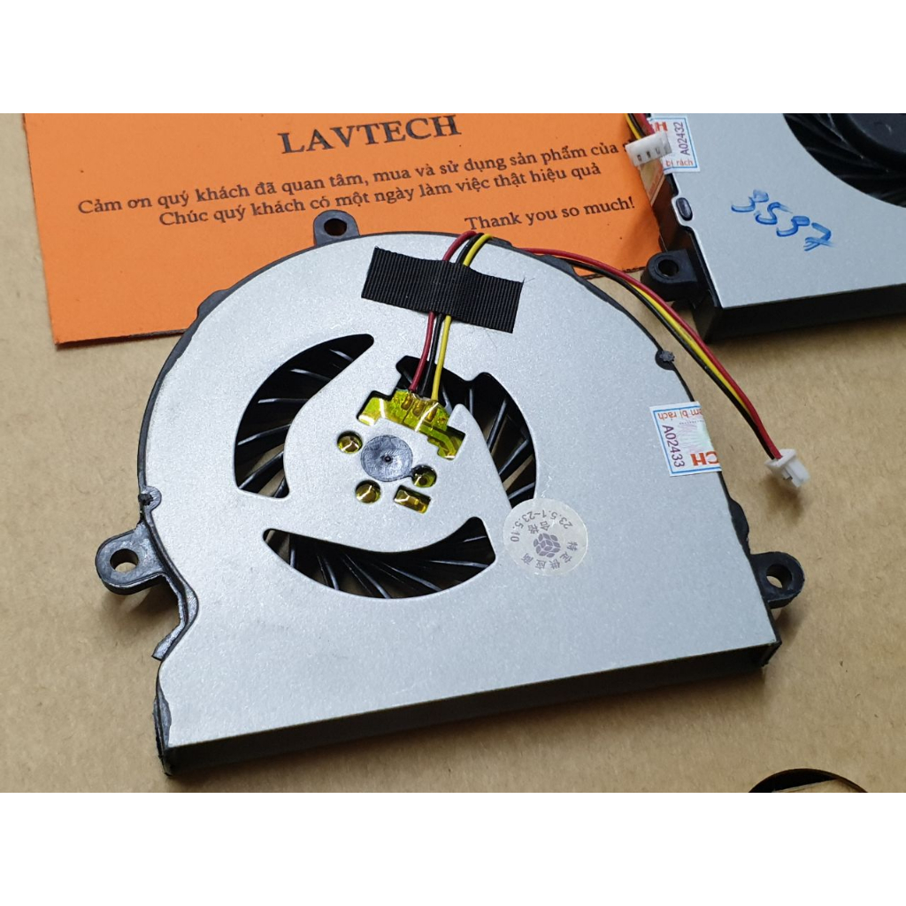 Quạt Dell Inspiron 15 3521 3537 3721 5521 5535 5537 5721 | Dell Vostro 2521 | Dell Latitude 3540