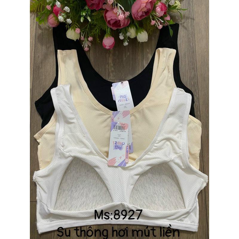 Áo Lót 3 Lỗ Cho Học Sinh, Áo lót lá cho bé gái mút May liền bđ1
