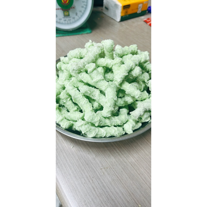 500g  bỏng sâu cốm xanh có đường