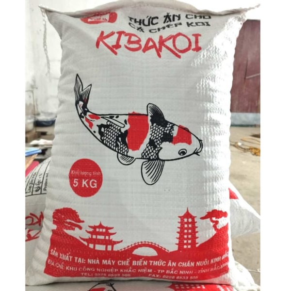 Cám cá Koi Kibakoi 5 kg tăng trưởng và tăng màu, body chuẩn, lên màu đẹp