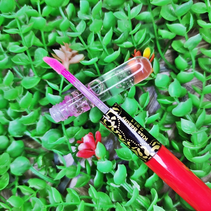 Son kem lì 2 đầu Kiss Beauty 7500 lì, giữ màu, lâu trôi, mềm mịn môi – HUKB659
