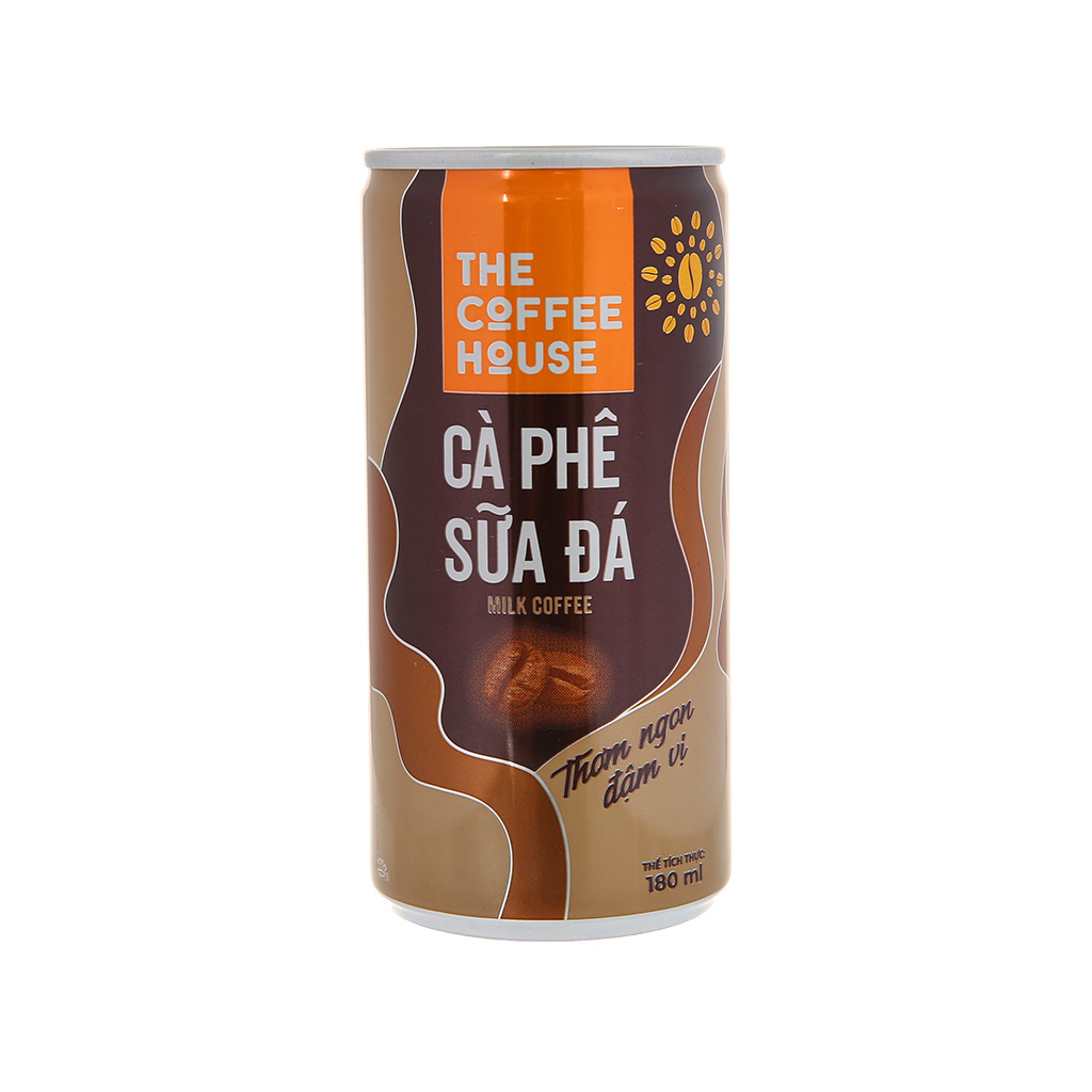 Thùng 24 lon cà phê sữa THE COFFEE HOUSE sữa đá 240ml / Lốc 6 lon cà phê sữa THE COFFEE HOUSE sữa đá 240ml