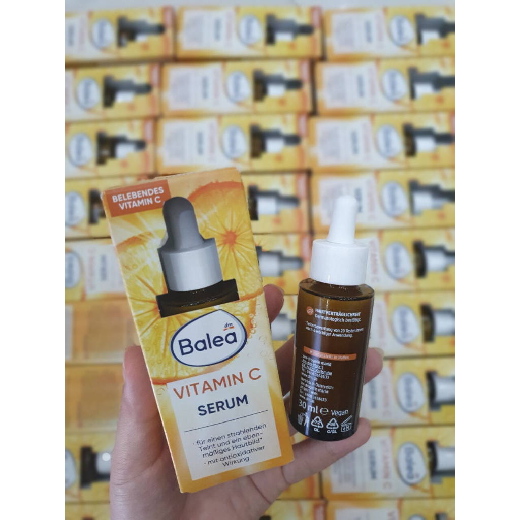 Serum Vitamin C Balea Dưỡng Trắng Da Làm Mờ Thâm Giúp Làn Da Trở Nên Trắng Sáng