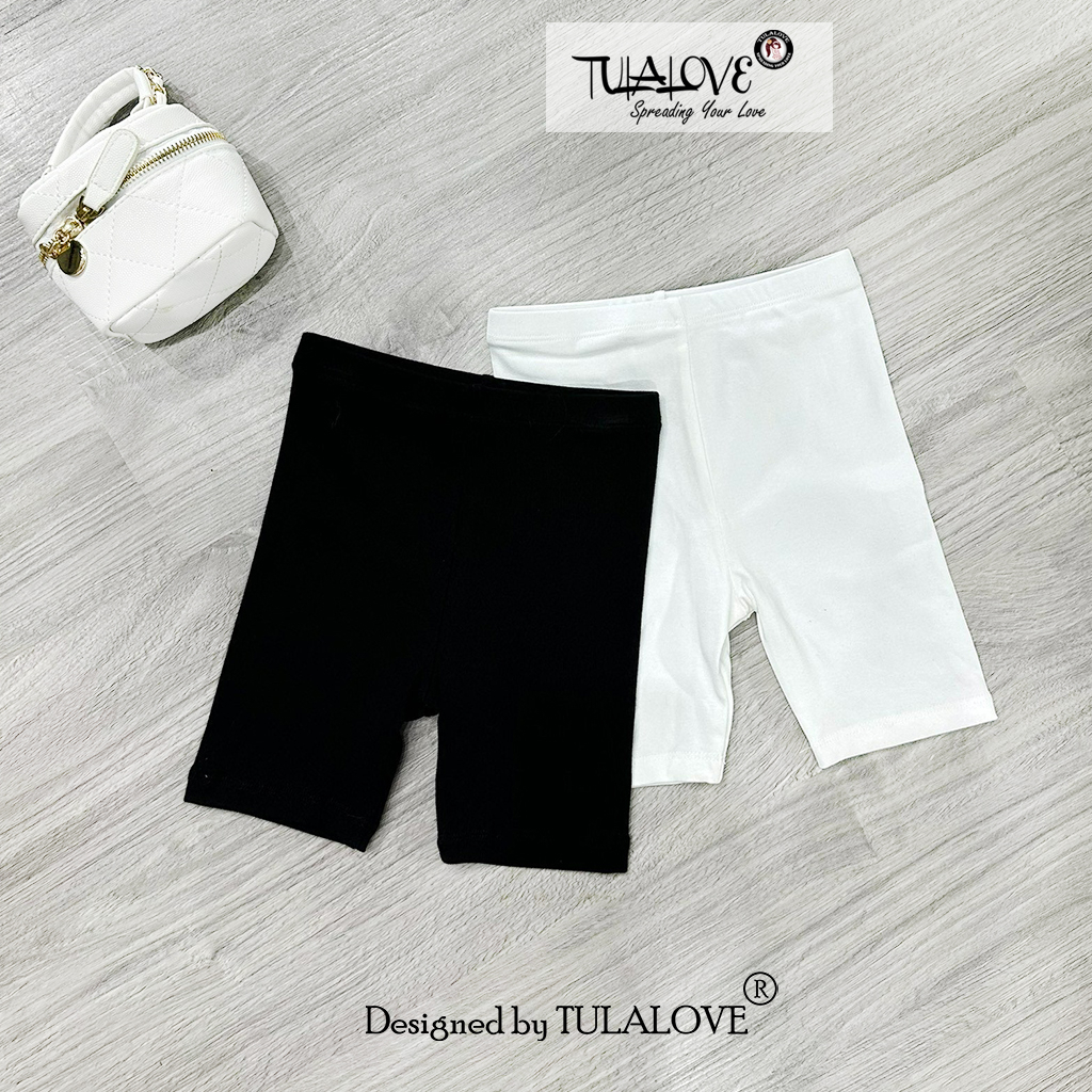 Áo Croptop Sát Nách Hình In Phối Màu, Quần Legging Đùi Siêu Tiện Lợi, Phối Set Tulalove