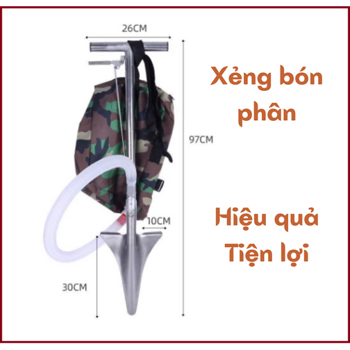 Xẻng bón phân, Balo bón phân lấp đất cho cây trồng