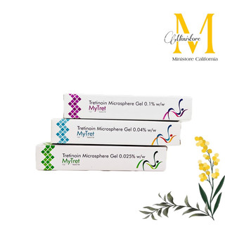 KEM MỤN TRETINOIN GEL - MYTRET 0,025% 0,05% 0,1%