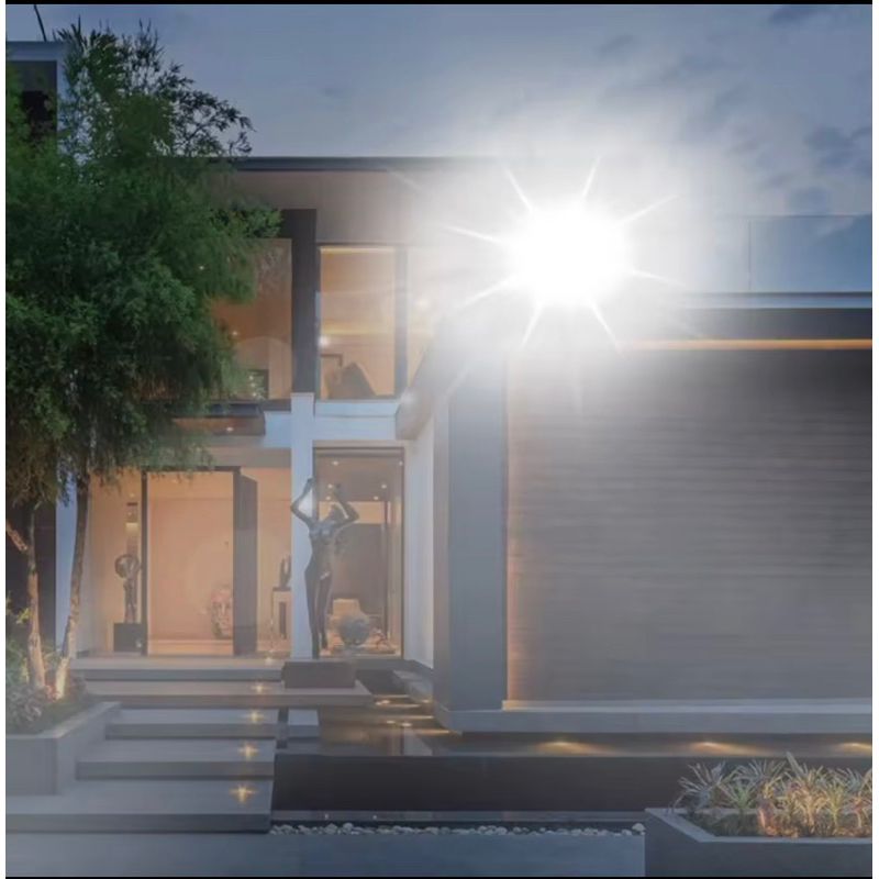 Đèn năng lượng mặt trời có điều khiển 300W đèn pha led ngoài trời Siêu sáng và không thấm nước