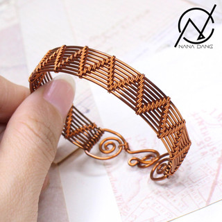 [ CHAKRA LUÂN XA ] Vòng Tay Đồng Uốn Nghệ Thuật