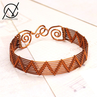 [ CHAKRA LUÂN XA ] Vòng Tay Đồng Uốn Nghệ Thuật