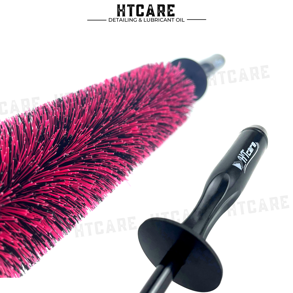 Chổi Cọ Vệ Sinh Mâm Bánh Xe, Khoang Máy và Lazang mềm mịn, không trầy xước dùng cho Ôtô xe máy HTCare