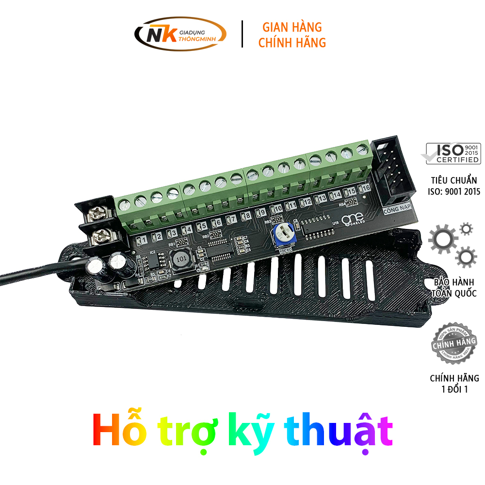Mạch điều khiển LED vẫy 16 kênh 6A NK V4.4, mạch điều khiển LED liền dây [Hỗ trợ nạp hiệu ứng - chính hãng OneLed]