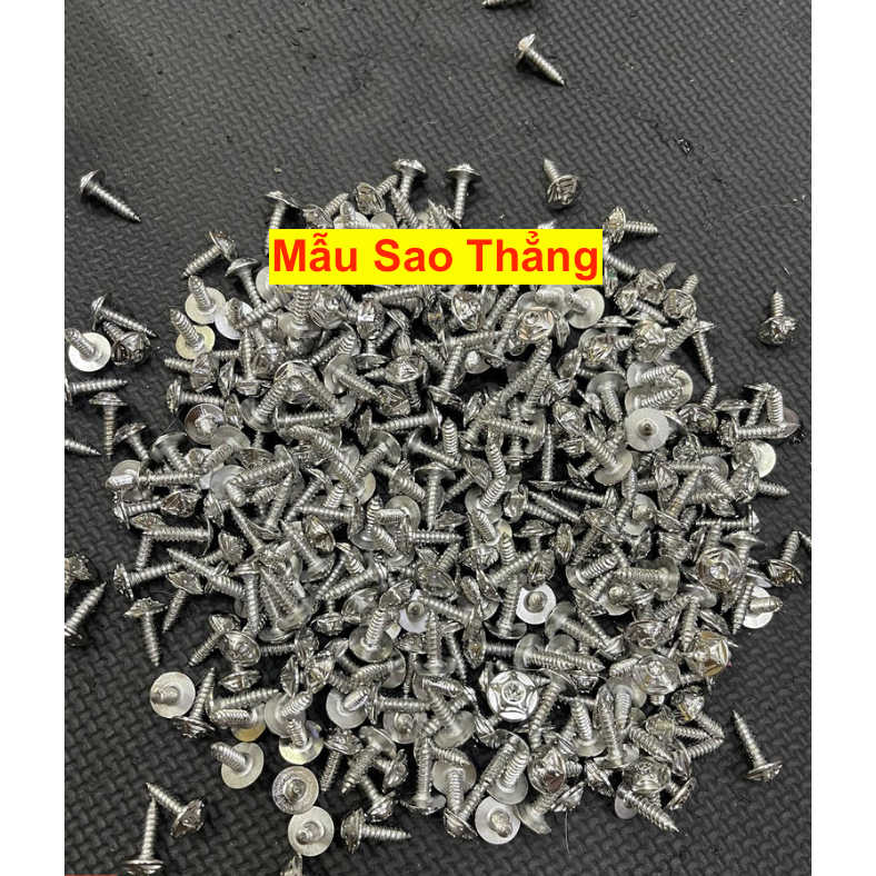 Ốc 5li xoắn Salaya Inox 304 , 5li18 xoắn gắn áo Yamaha Ex , Sirus