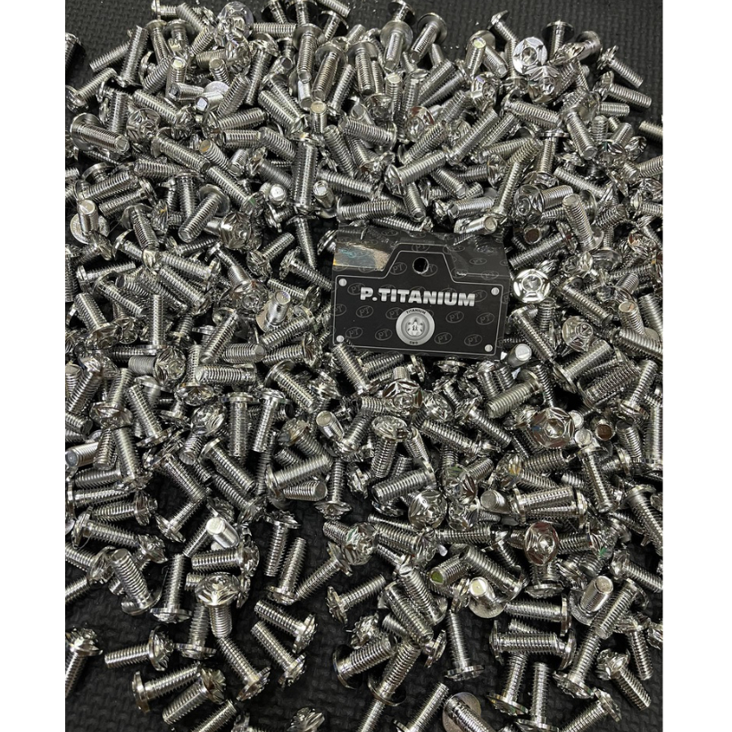 Ốc 8li25 đĩa Salaya Salaza chuẩn inox 304 bắt đĩa xe Ex135 , Sirus , pass heo Honda