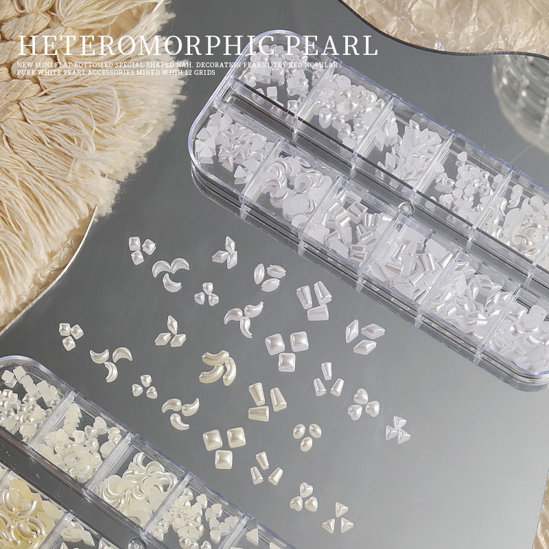 Khay trai mix đủ hình , design móng tay