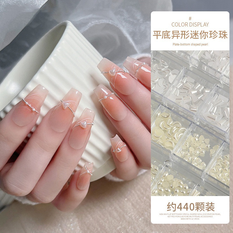 Khay trai mix đủ hình , design móng tay