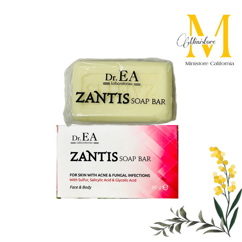 Xà phòng Zantis soap bar 80g hỗ trợ mụn
