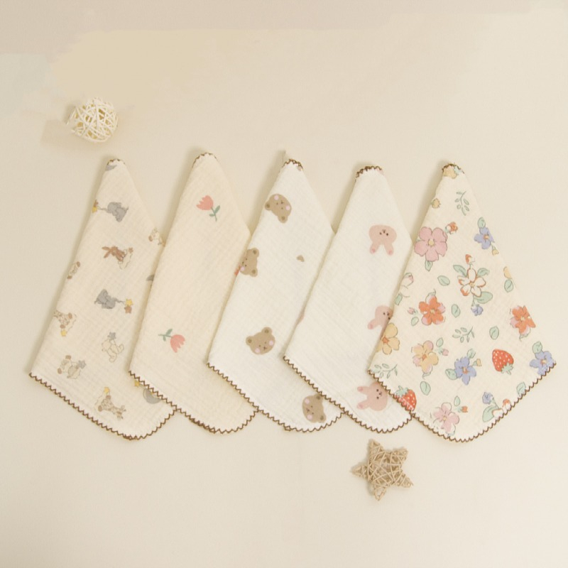 Khăn sữa Muslin 2 lớp cao cấp cho bé kích thước 30x30cm dùng cho trẻ sơ sinh và trẻ nhỏ