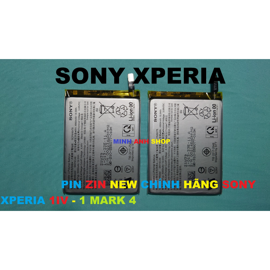 PIN ZIN NEW CHÍNH HÃNG CHO SONY XPERIA 1IV  : XQ-CT44 ; XQ-CT54 ; XQ-CT62 ; XQ-CT72 ; SO-51C ; SOG06 ; A201SO
