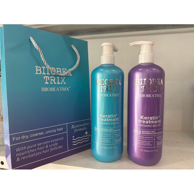 Dầu gội xả biiobea trix dưỡng sinh hương thơm nước hoa phục hồi chống rụng tóc mềm mượt 800ml