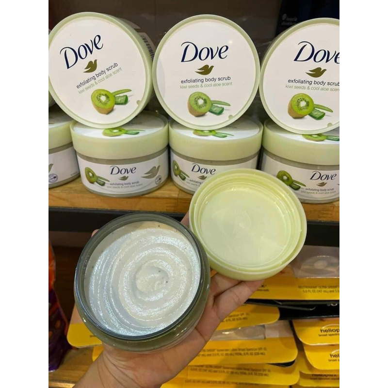 Tẩy da chết dove hũ to kiwi-lựu-maca