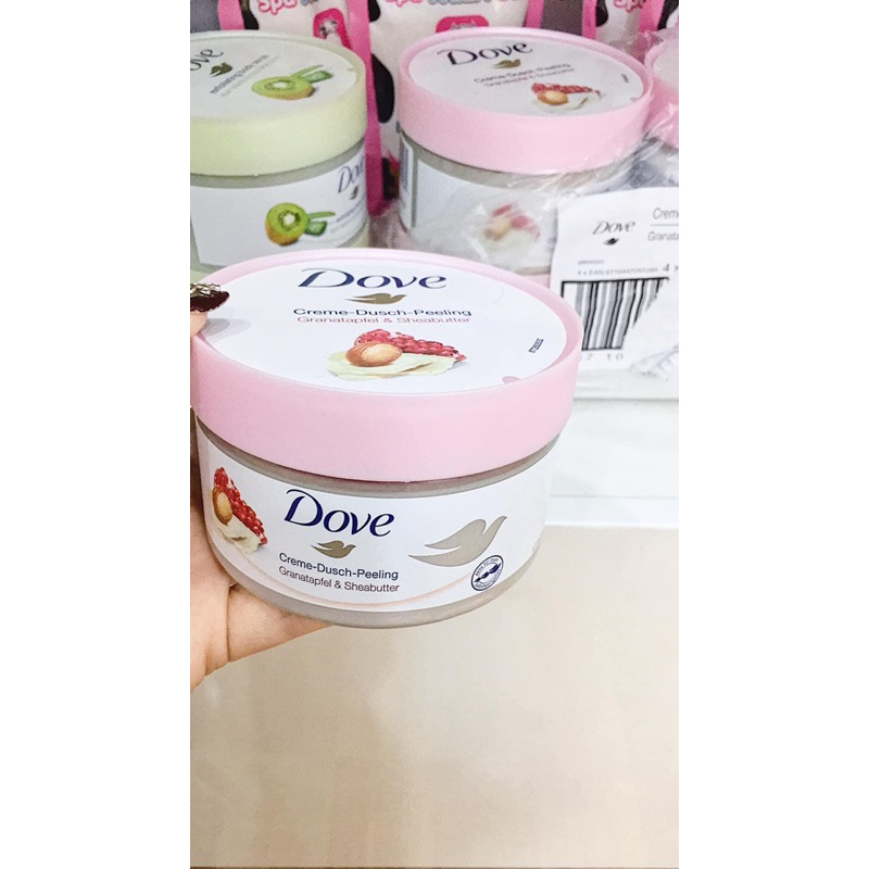 Tẩy da chết dove hũ to kiwi-lựu-maca