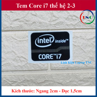 Tem Core i7 thế hệ 2 / thế hệ 3 màu Đen