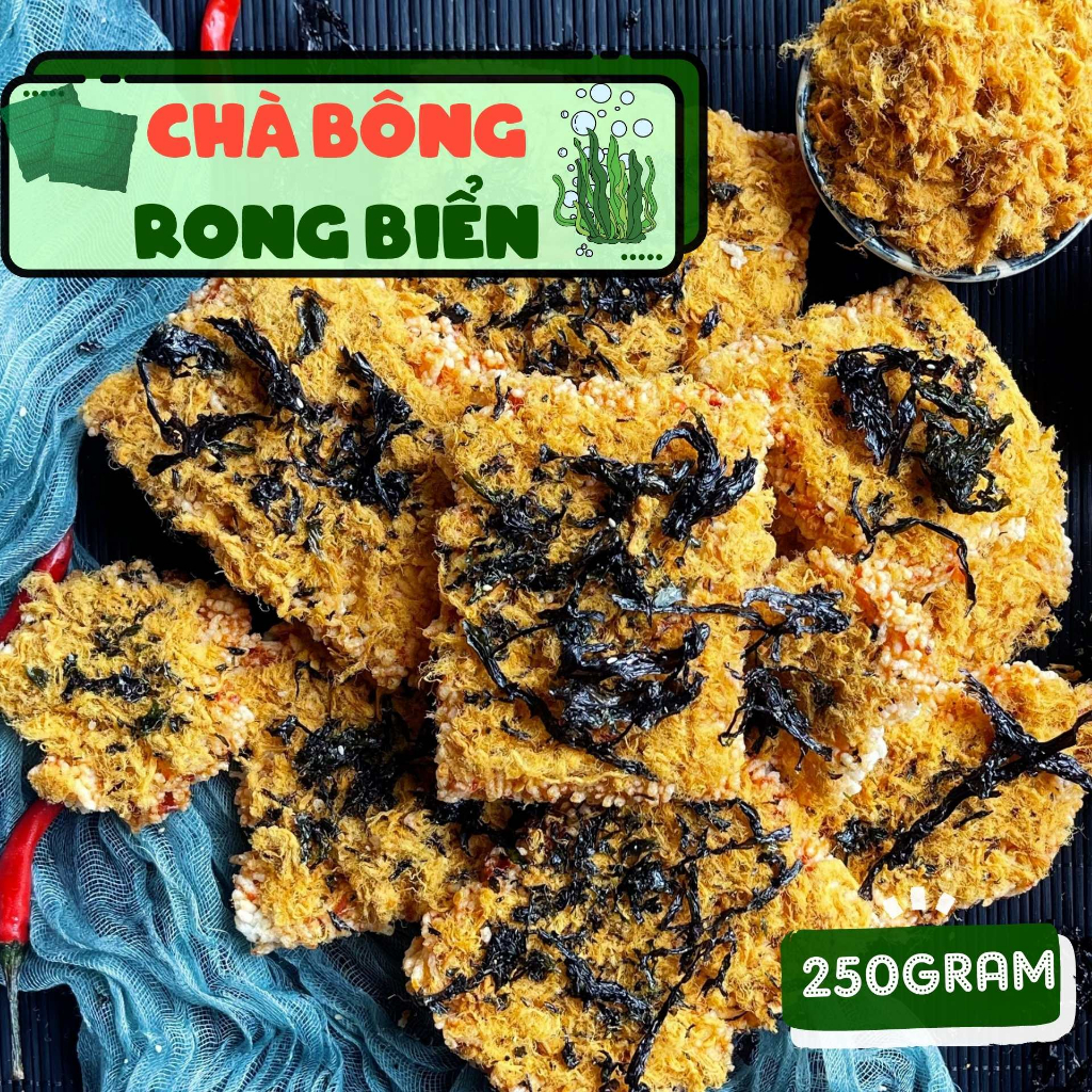 Cơm Cháy Rốp rong biển chà bông loại 250 gram