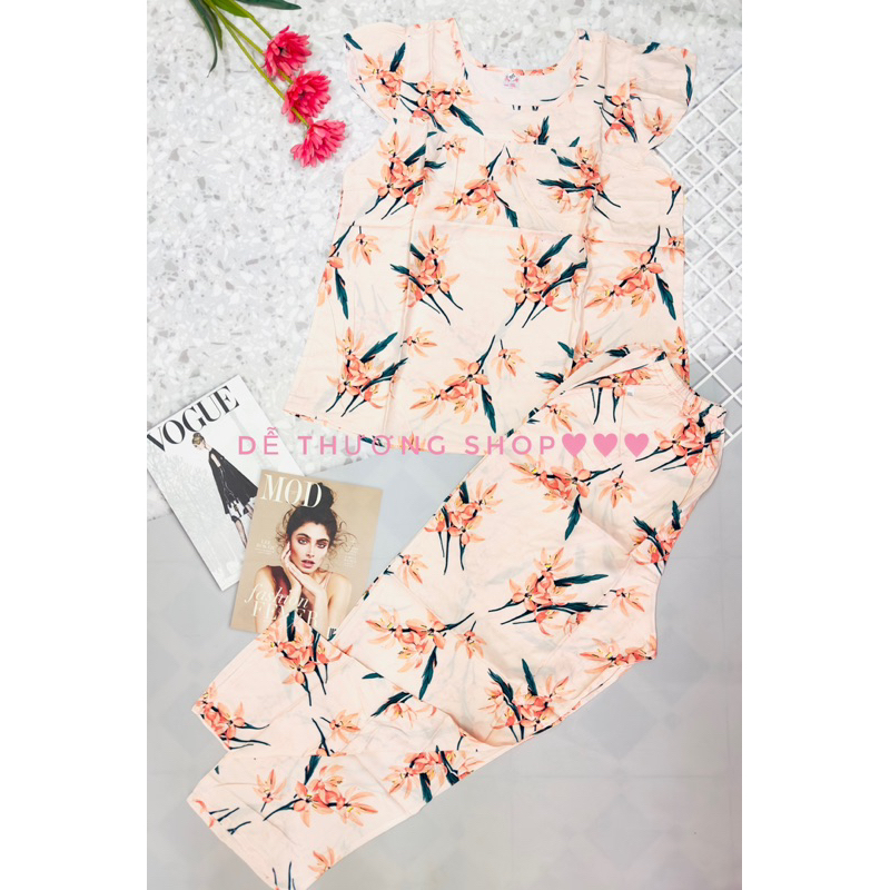 (76-85KG)BỘ MẶC NHÀ TOLE LANH DÀI SIZE 5