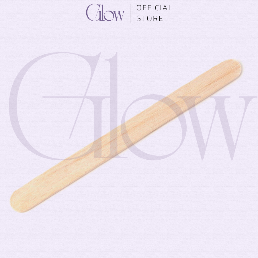 Combo 4 Que Gỗ Bôi Sáp GLOW WAXING Size Lớn  Chuyên Dùng Phết Sáp Wax Lông