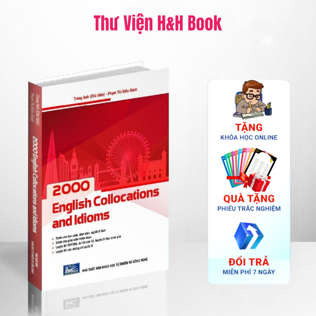 [Mã BMLTB35 giảm đến 35K đơn 99K] Sách - 2000 English Collocations And Idioms | BigBuy360 - bigbuy360.vn