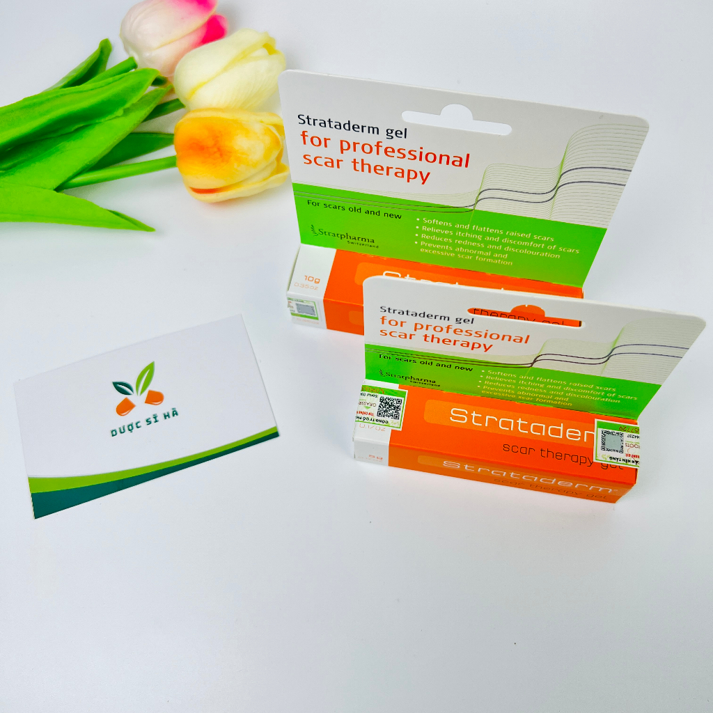Strataderm chính hãng 5g 10g 20g, gel Strataderm chăm sóc sẹo của chuyên gia Thụy Sĩ