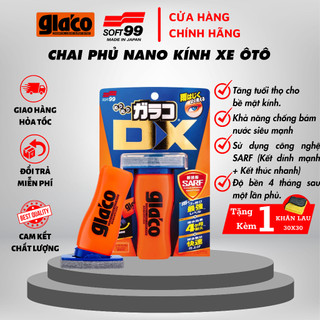 Phủ nano, chống bám nước kính ô tô glaco dx soft99 - made in japan