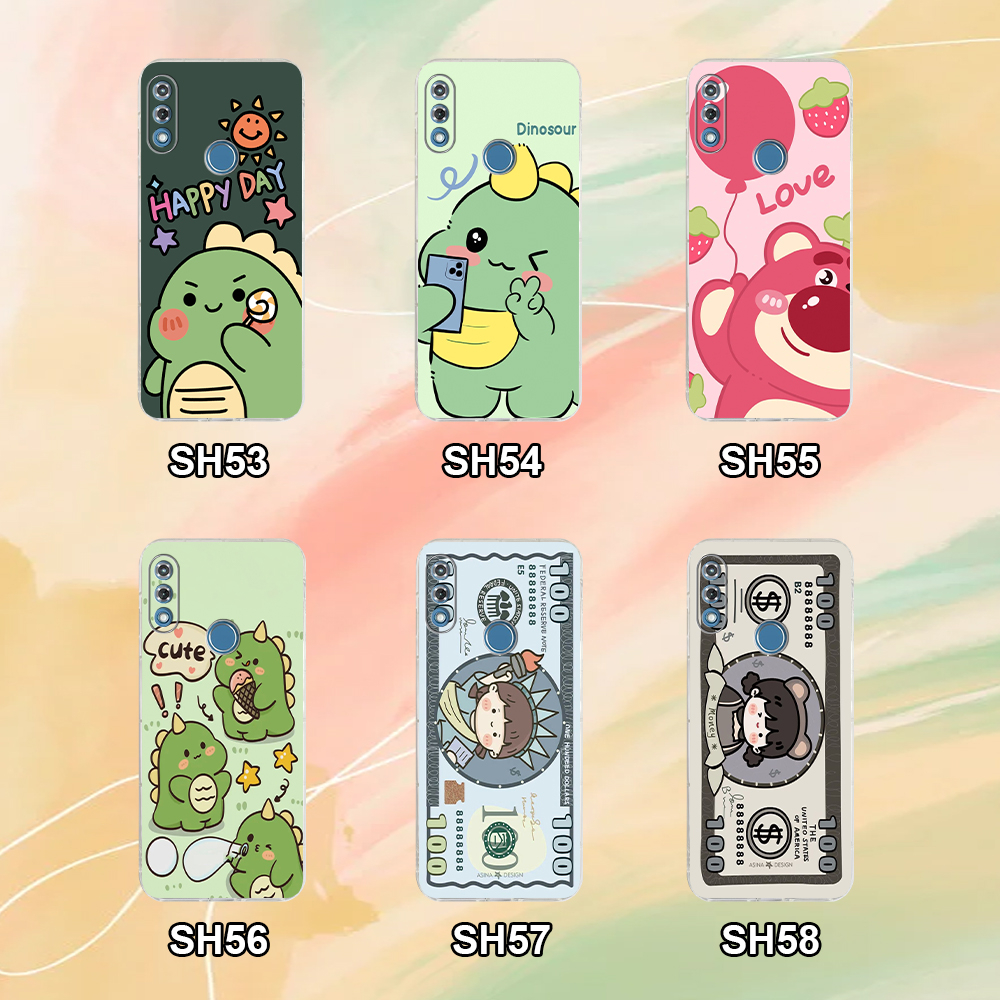 Ốp Vsmart Star 3 / Star 4 / Star3 / Star4 in hình khủng long xanh ,gấu hồng dễ thương
