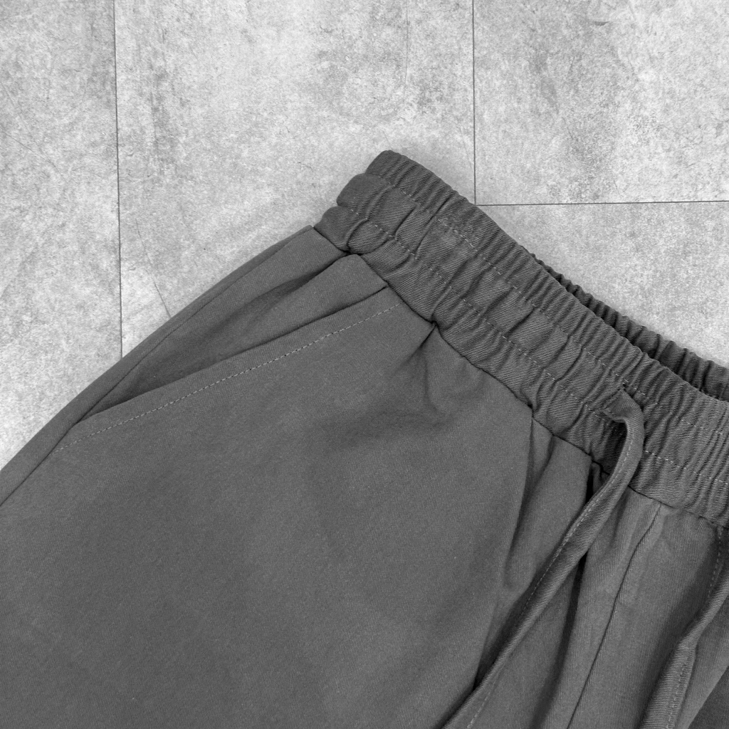 Quần Shorts nam nữ MEANSTORE sooc ống suông cạp chun Ulzzang short thể thao mặc ở nhà đi tập thoáng mát - Dây rút