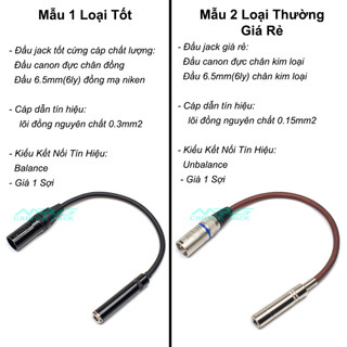 Dây Canon Đực Ra 6ly Cái - MrG