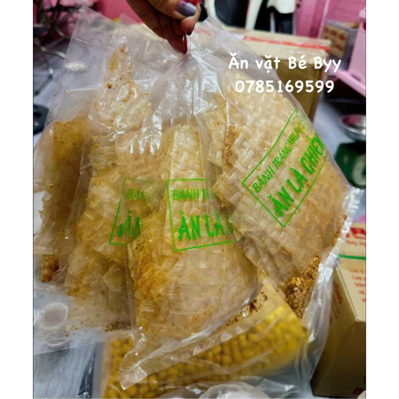 Bánh Tráng MiLa Muối Tỏi Cay Thơm