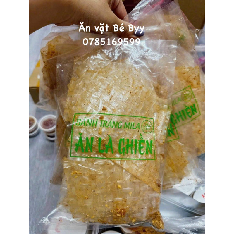 Bánh Tráng MiLa Muối Tỏi Cay Thơm