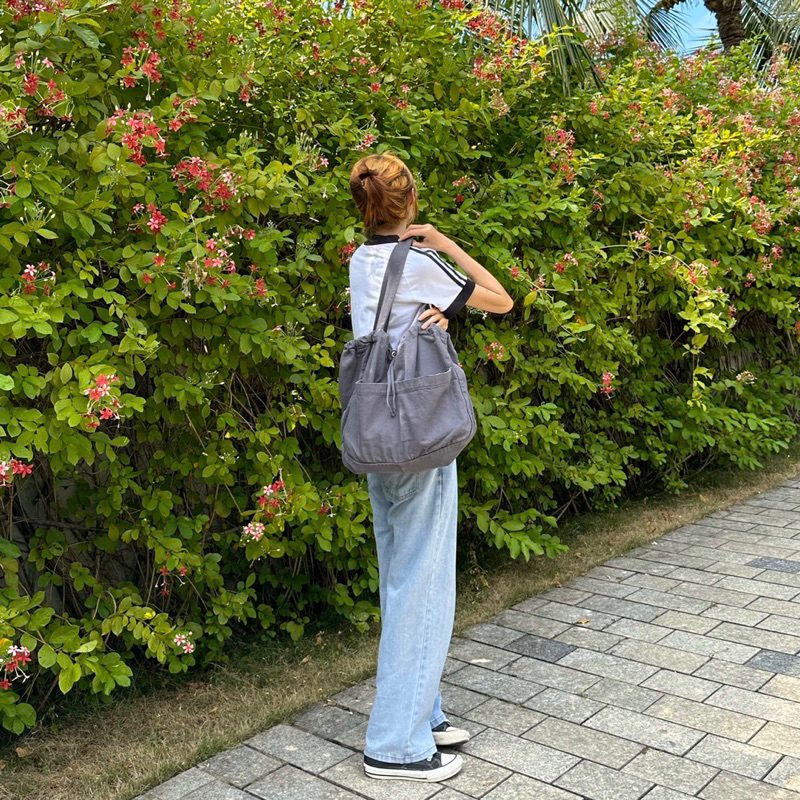 Túi Tote/Túi Đeo Vai Vải Canvas Siêu Rộng BARGE - Couleurbag