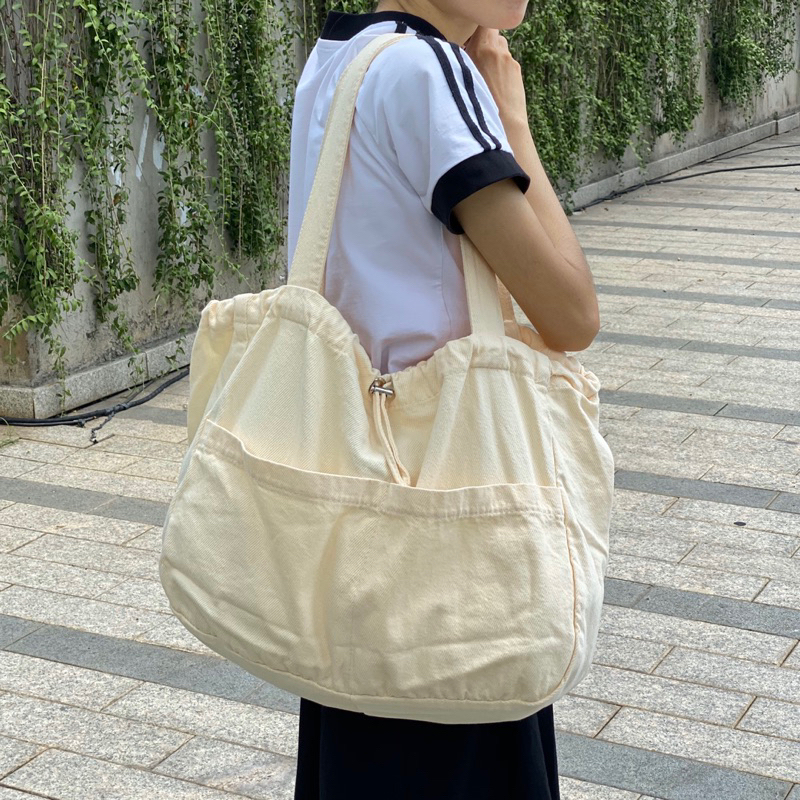 Túi Tote/Túi Đeo Vai Vải Canvas Siêu Rộng BARGE - Couleurbag