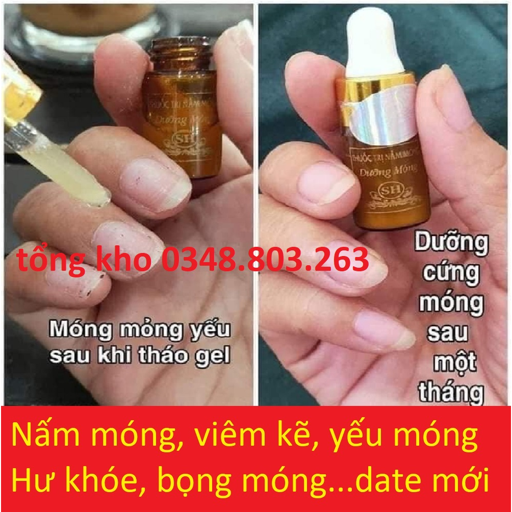Serum SH đánh bay nấm móng, hư khoé, bọng móng, nước ăn tay chân viem móng