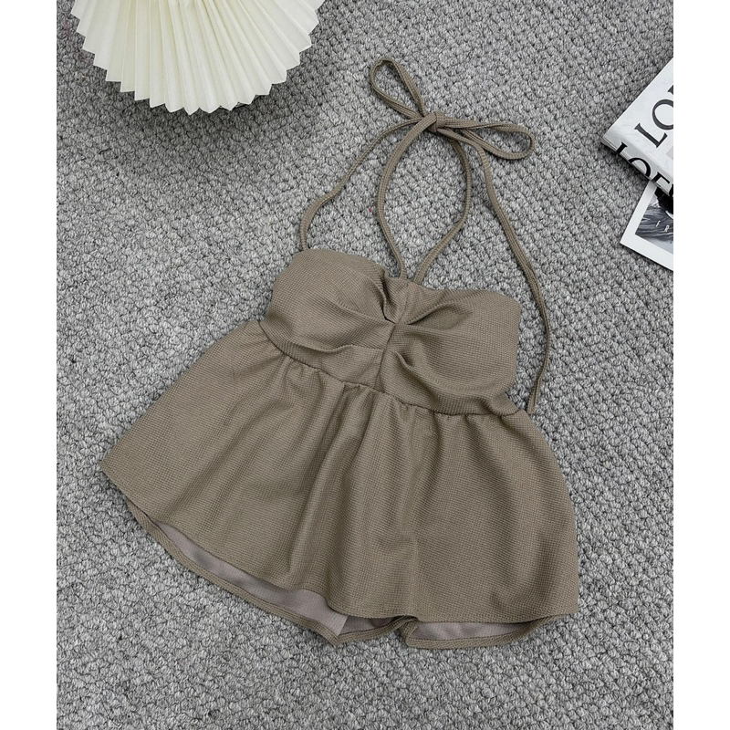 Áo hai dây đan chéo cúp ngực trẻ trung cá tính