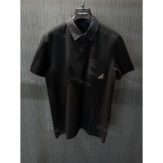 Áo polo - Prada Milano - Logo túi Black đen